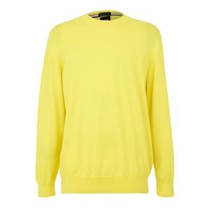 Boss Mens Pascas Woven Sweater / Bright Yellow